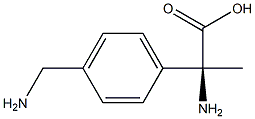 (2S)-2-AMINO-2-[4-(AMINOMETHYL)PHENYL]PROPANOIC ACID 结构式