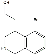 2-(5-Bromo-1,2,3,4-tetrahydroisoquinolin-4-yl)ethanol 结构式