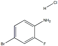 4-溴-2-氟苯胺盐酸盐 结构式