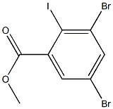Methyl 3,5-dibromo-2-iodobenzoate 结构式