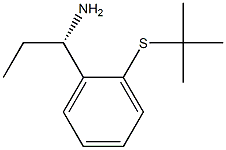 (1S)-1-[2-(TERT-BUTYLTHIO)PHENYL]PROPYLAMINE 结构式