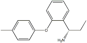 (1S)-1-[2-(4-METHYLPHENOXY)PHENYL]PROPYLAMINE 结构式