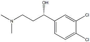 (S)-1-(3,4-DICHLORO-PHENYL)-3-DIMETHYLAMINO-PROPAN-1-OL 结构式