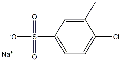 2-CHLOROTOLUENE-5-SULFONIC ACID SODIUM SALT 结构式