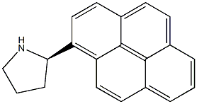 (2R)-2-PYRENYLPYRROLIDINE 结构式