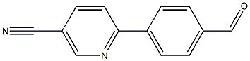 6-(4-FORMYLPHENYL)NICOTINONITRILE 结构式