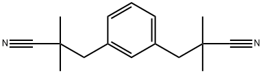 Α,Α,Α′Α′-四甲基-1,3-苯二丙腈 结构式