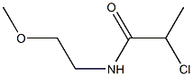 2-CHLORO-N-(2-METHOXYETHYL)PROPANAMIDE 结构式