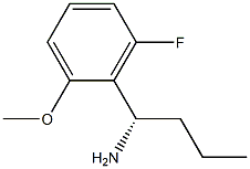 (1S)-1-(6-FLUORO-2-METHOXYPHENYL)BUTYLAMINE 结构式