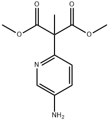 DIMETHYL 2-(5-AMINO-2-PYRIDINYL)-2-METHYLMALONATE 结构式