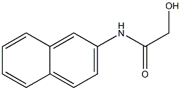 2-HYDROXY-N-2-NAPHTHYLACETAMIDE 结构式