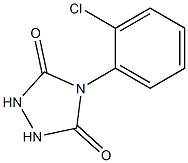 4-(2-CHLORO-PHENYL)-[1,2,4]TRIAZOLIDINE-3,5-DIONE 结构式