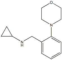 (1R)CYCLOPROPYL(2-MORPHOLIN-4-YLPHENYL)METHYLAMINE 结构式