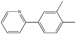 2-(3,4-DIMETHYLPHENYL)PYRIDINE 结构式