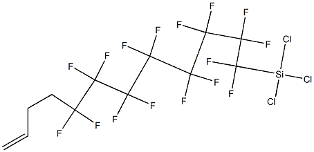 HEXADECAFLUORODODEC-11-EN-1-YL-TRICHLOROSILANE 结构式