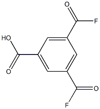 3,5-BIS(FLUOROCARBONYL)BENZOIC ACID 结构式