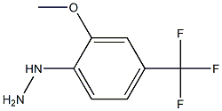 (2-METHOXY-4-TRIFLUOROMETHYL-PHENYL)-HYDRAZINE 结构式