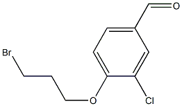 4-(3-BROMOPROPOXY)-3-CHLOROBENZALDEHYDE 结构式