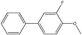 3-FLUORO-4-METHOXY-BIPHENYL 结构式