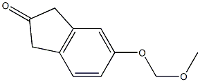 5-METHOXYMETHOXY-INDAN-2-ONE 结构式
