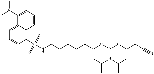 C 6-DANSYL CEP 结构式