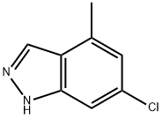 6-氯-4-甲基-1H-吲唑 结构式