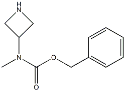 AZETIDIN-3-YLMETHYL-CARBAMIC ACID BENZYL ESTER 结构式