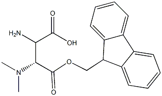 FMOC-BETA-N,N-DIMETHYLAMINO-D-ALA 结构式