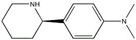 (R)-N,N-DIMETHYL-4-(PIPERIDIN-2-YL)BENZENAMINE 结构式