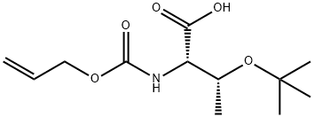 ALOC-THR(TBU)-OH DCHA 结构式