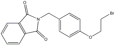 2-[4-(2-Bromo-ethoxy)-benzyl]-isoindole-1,3-dione 结构式