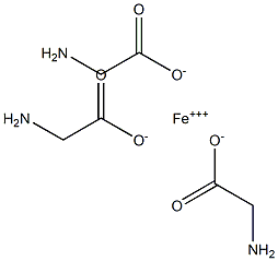 IRON GLYCINATE 结构式