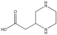 PIPERAZIN-2-YLACETIC ACID 结构式