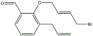 3-ALLYL-2-(4-BROMO-BUT-2-ENYLOXY)-BENZALDEHYDE 结构式