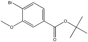 TERT-BUTYL 4-BROMO-3-METHOXYBENZOATE 结构式