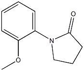 N-(METHOXYPHENYL)-2-PYRROLIDONE 结构式