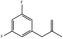 3-(3,5-DIFLUOROPHENYL)-2-METHYL-1-PROPENE 结构式