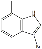 3-BROMO-7-METHYLINDOLE 结构式