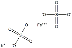 FERRIC POTASSIUM SULFATE 结构式