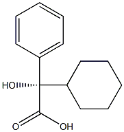 (S)-CYCLOHEXYL-HYDROXY-PHENYL-ACETIC ACID 结构式