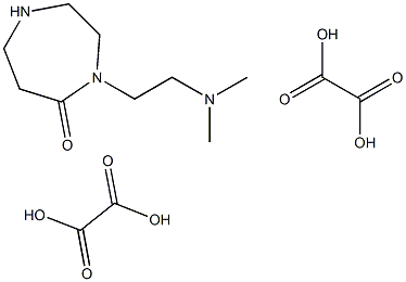 4-(2-DIMETHYLAMINO-ETHYL)-[1,4]DIAZEPAN-5-ONE DIOXALATE 结构式