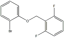 2-BROMOPHENYL-(2,6-DIFLUOROBENZYL)ETHER 结构式