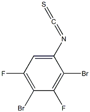 2,4-Dibromo-3,5-difluorophenylisothiocyanate 结构式