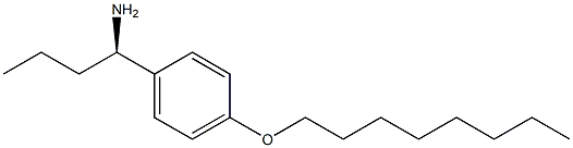 (1R)-1-(4-OCTYLOXYPHENYL)BUTYLAMINE 结构式