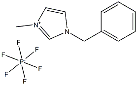 1-苄基-3-甲基咪唑六氟磷酸盐 结构式