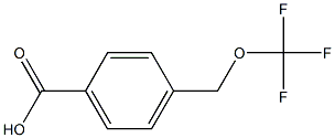 4-[(三氟甲氧基)甲基]苯甲酸 结构式