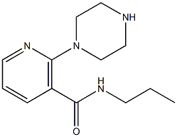 2-哌嗪-1-基-正丙基烟碱 结构式