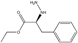 (S)-2-HYDRAZINO-3-PHENYL-PROPIONIC ACID ETHYL ESTER 结构式