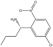 (1S)-1-(5-CHLORO-2-NITROPHENYL)BUTYLAMINE 结构式