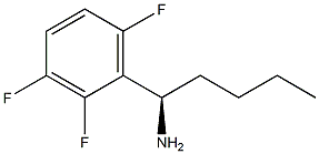 (1R)-1-(2,3,6-TRIFLUOROPHENYL)PENTYLAMINE 结构式